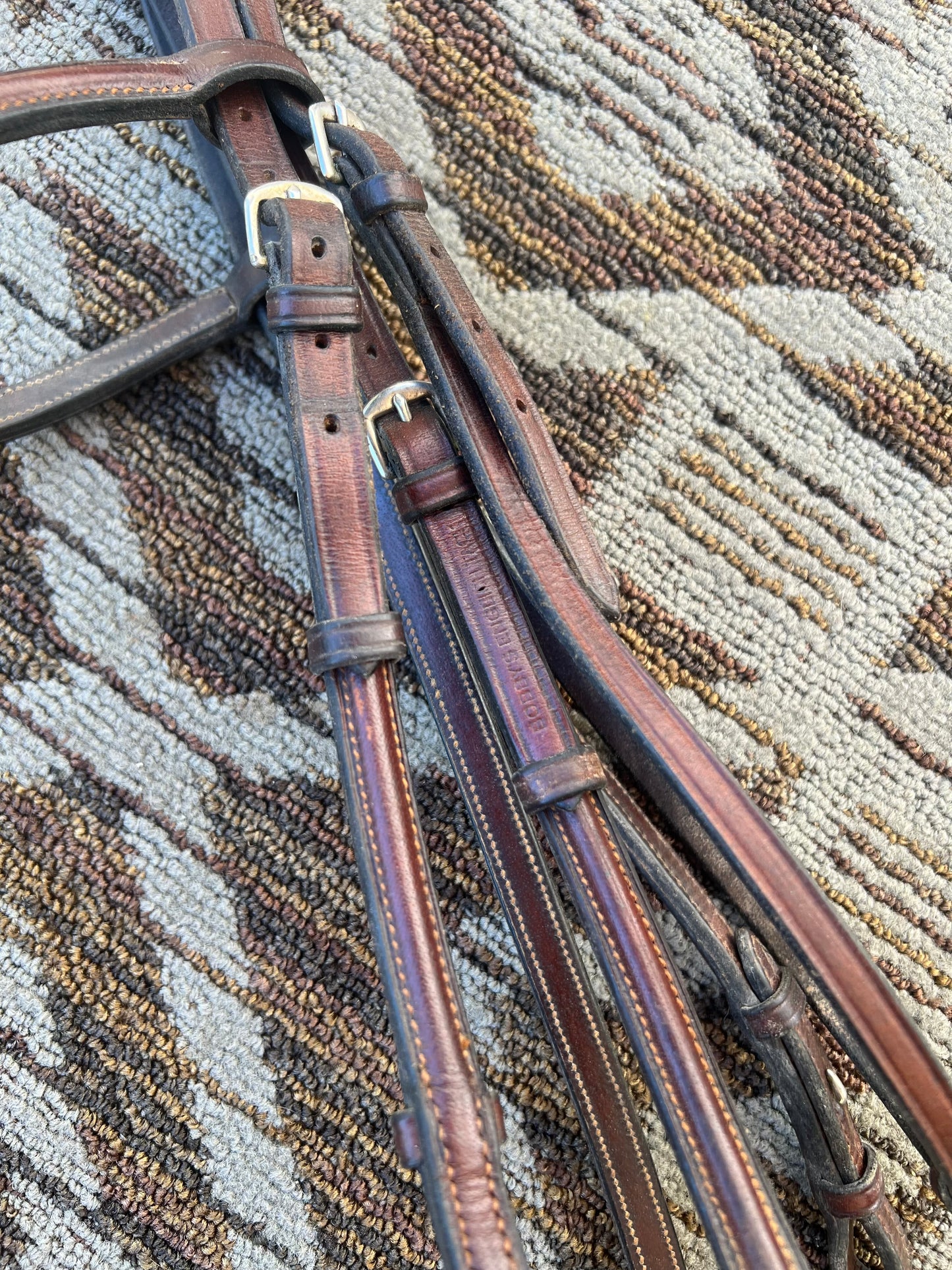 Bobby’s English Tack Rolled Bridle
