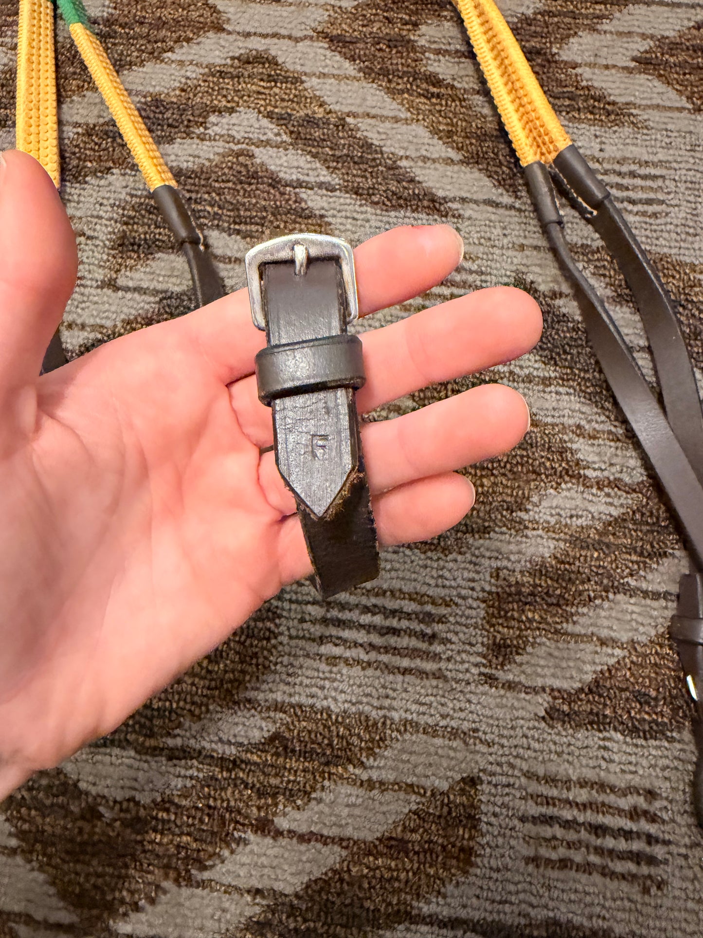 Soft Multi Colored Rubber Training Reins