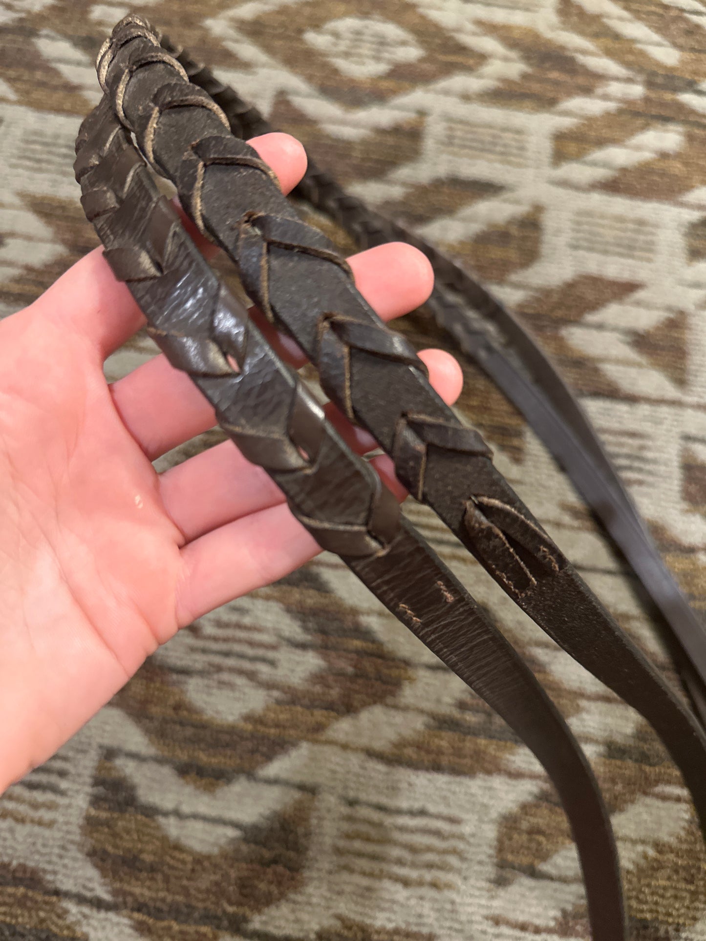 Brown Laced Reins