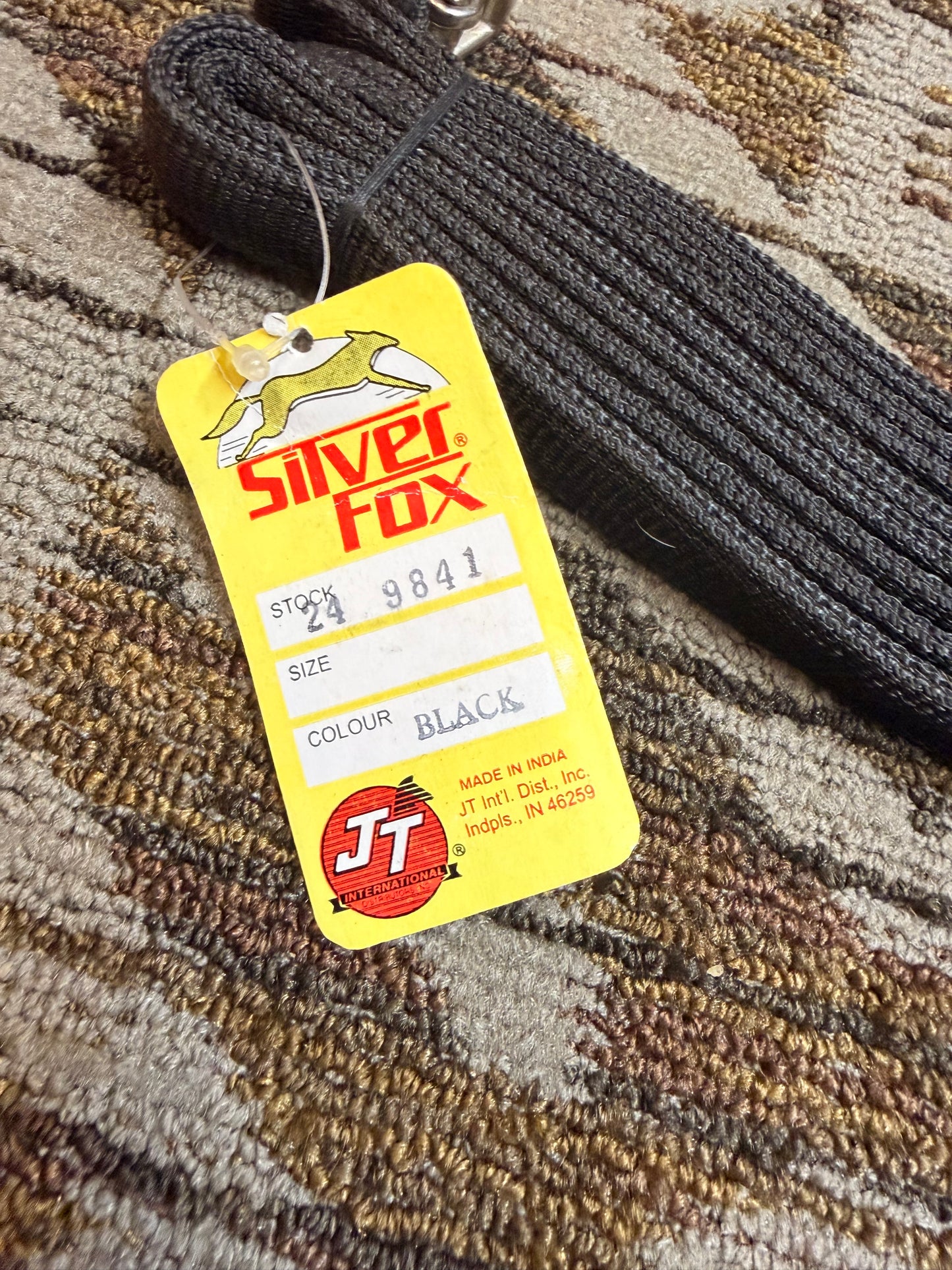 New Silver Fox Nylon Stirrup Leathers