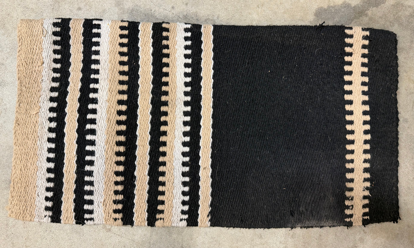 Black and Tan Saddle Blanket