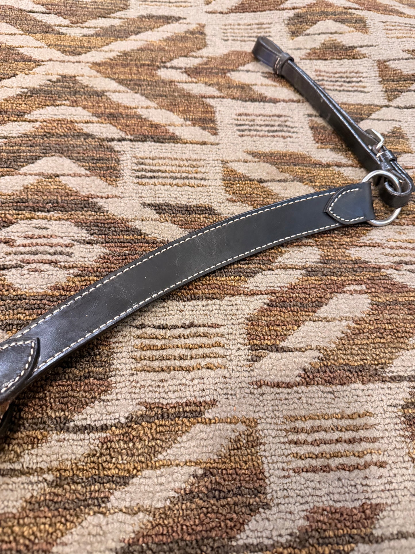 Black Stitched Showman Breastcollar