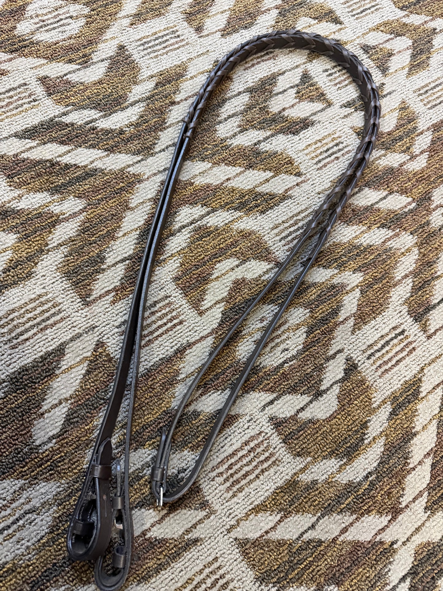 Soft Brown Laced Reins