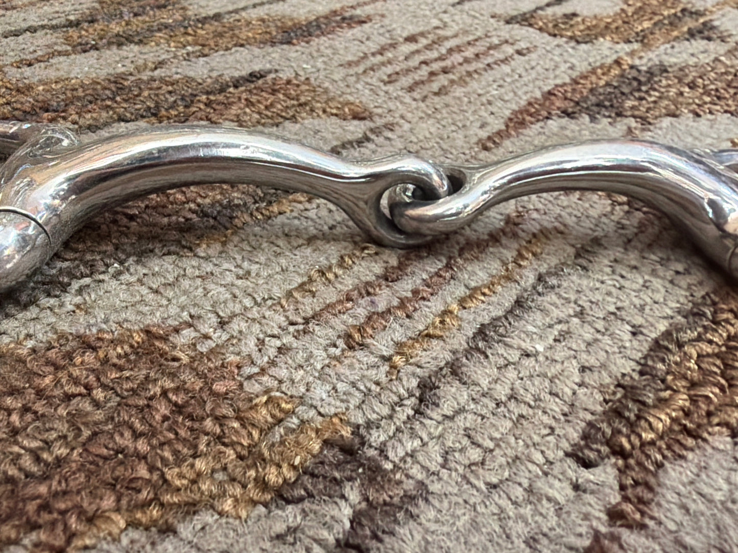 Korsteel Anatomical Eggbutt Snaffle w/ Crystals and Designs