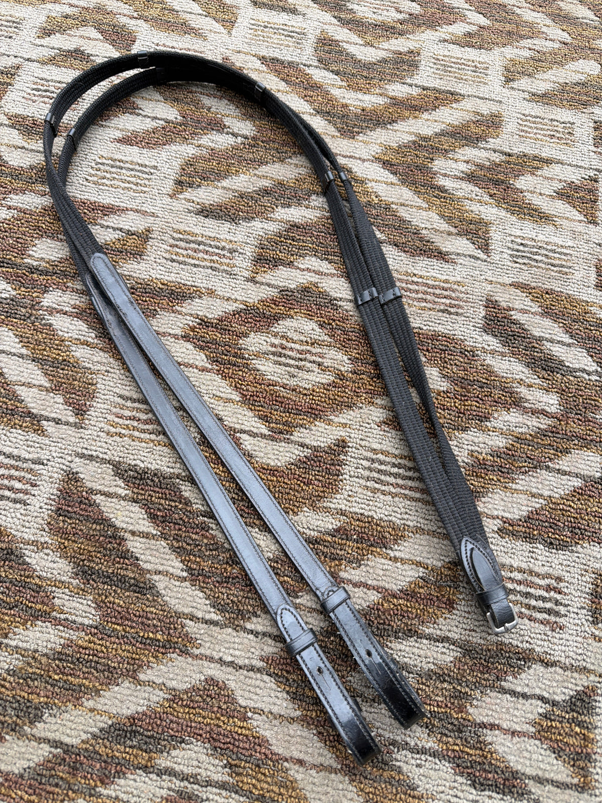 Black Webbed Reins