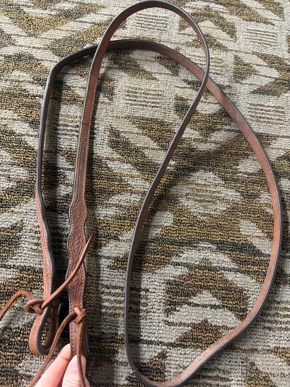 Tooled Loop Reins
