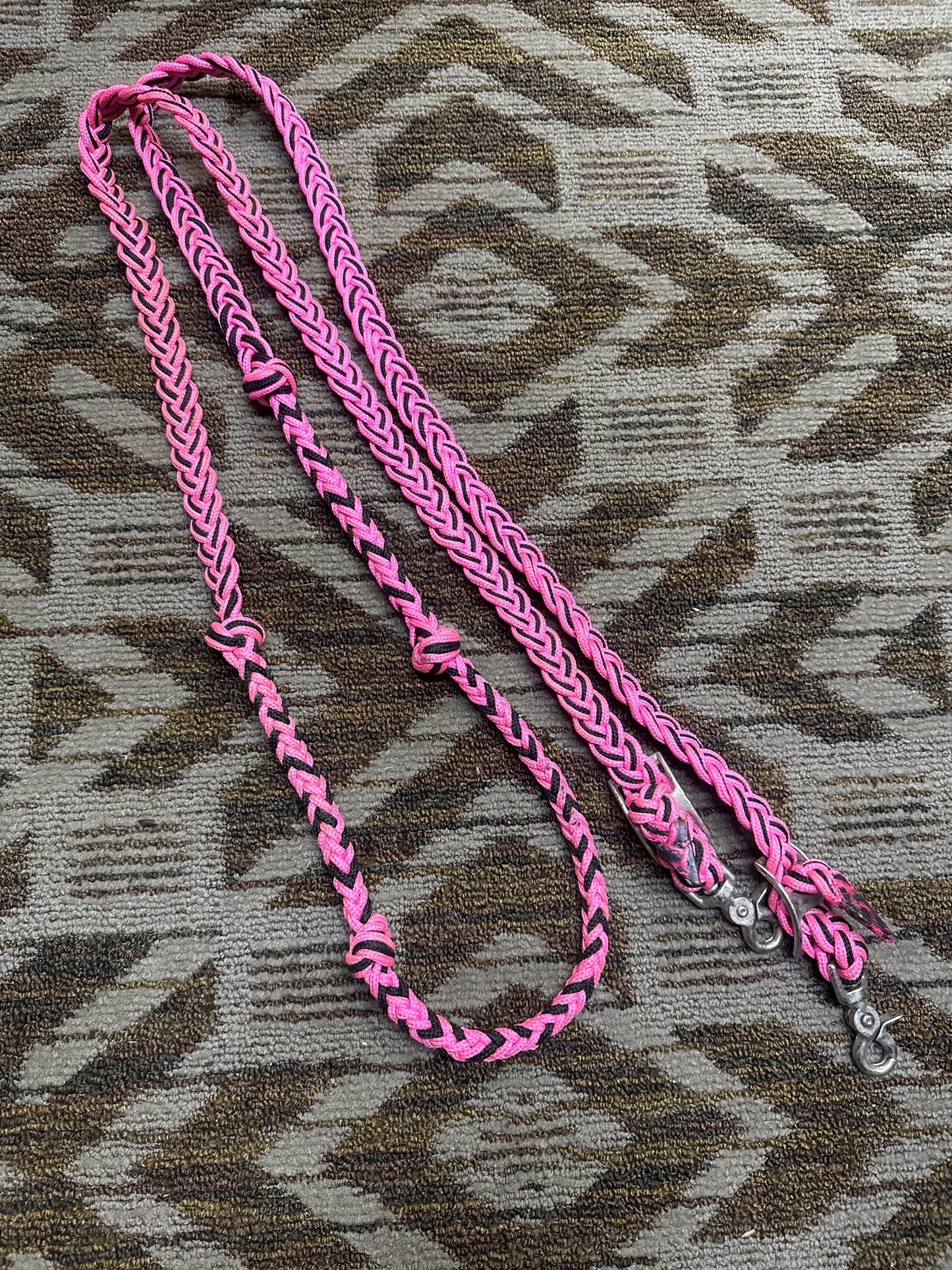 Pink Loop Reins