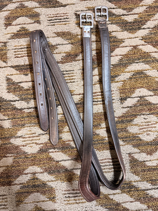 HK Lined Stirrup Leathers