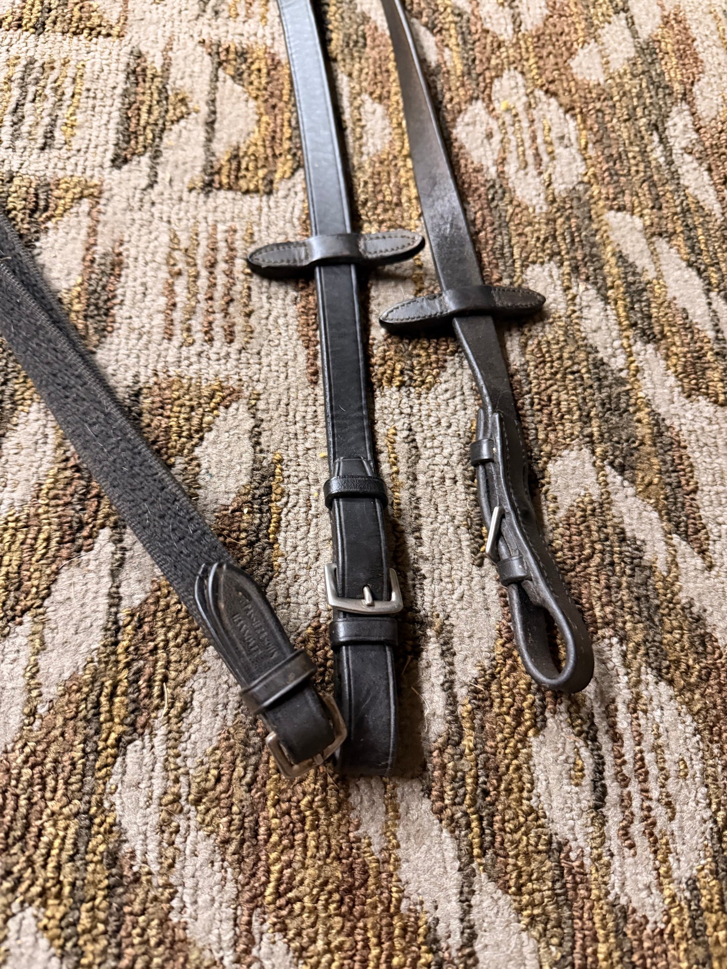 Black Passier Webbed Reins