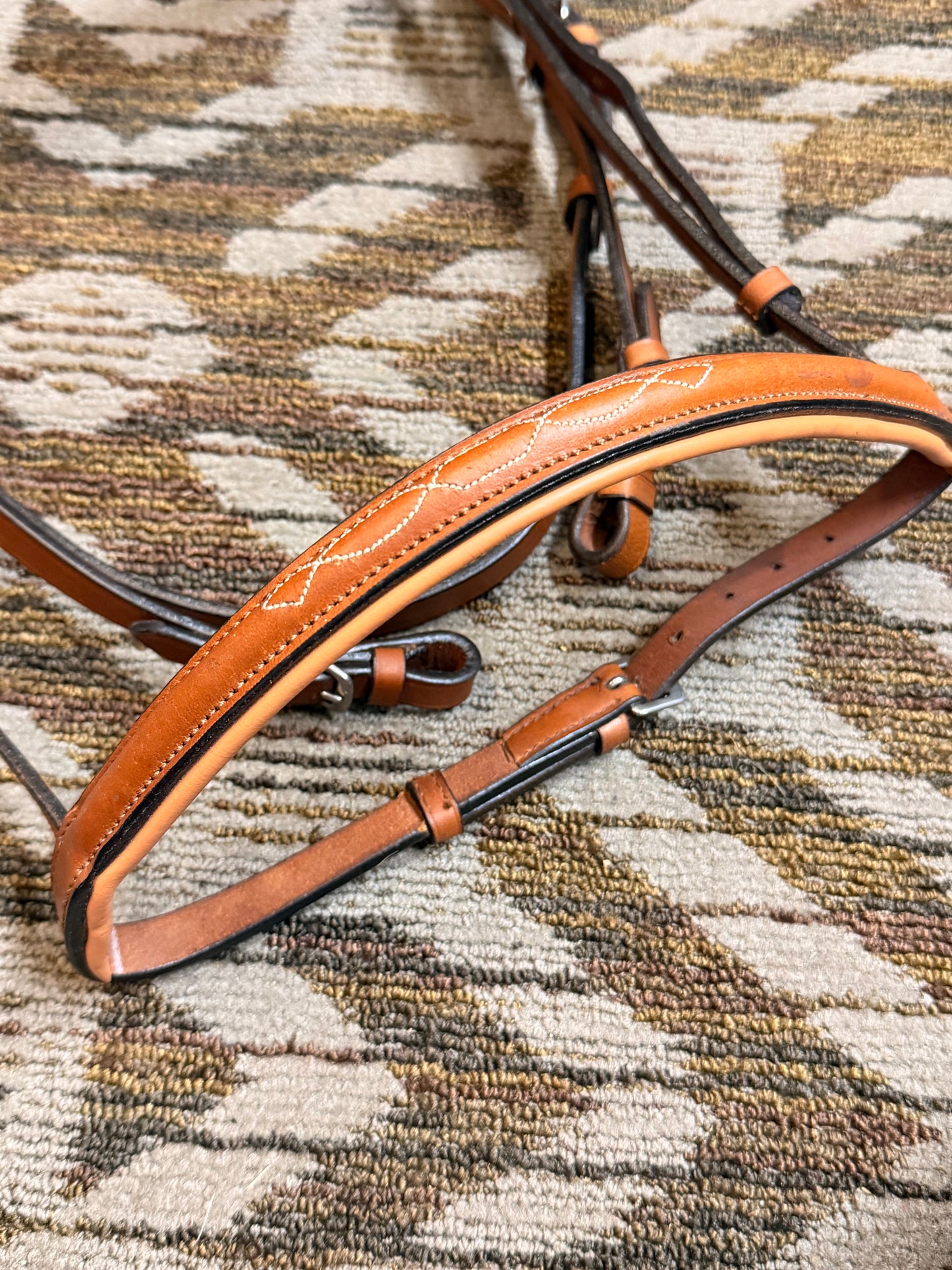 New Chestnut Fancy Stitched Bridle