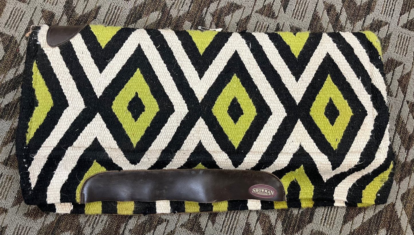 Showman Wool Top Saddle Pad