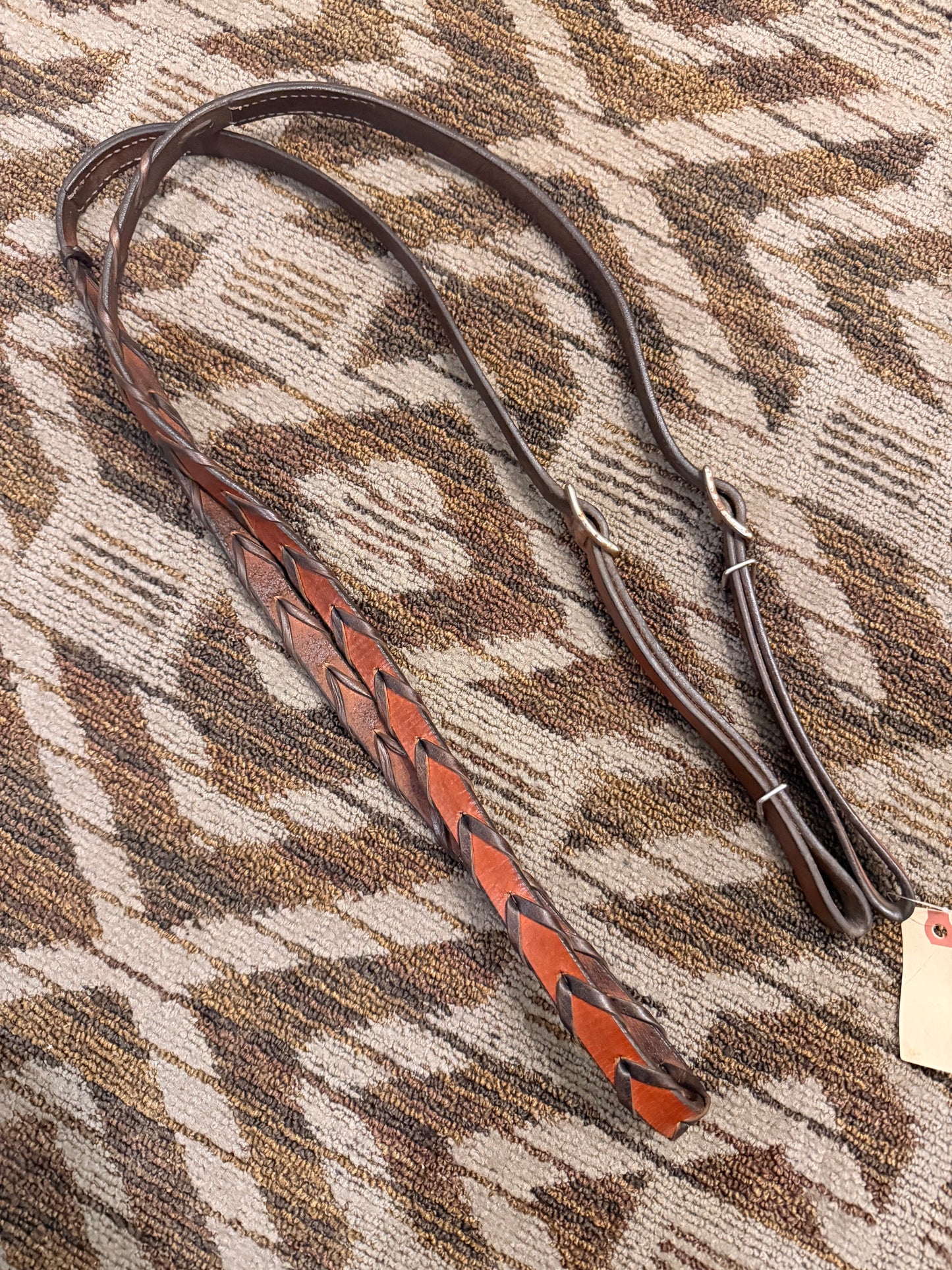 Leather Laced Loop Reins