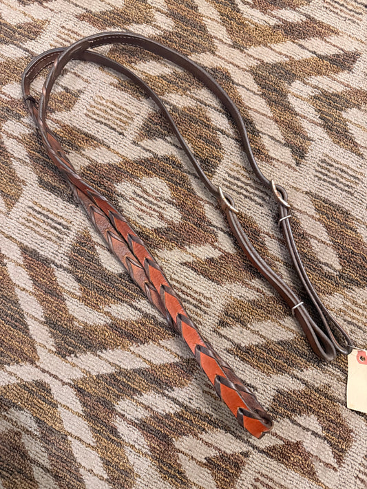 Leather Laced Loop Reins