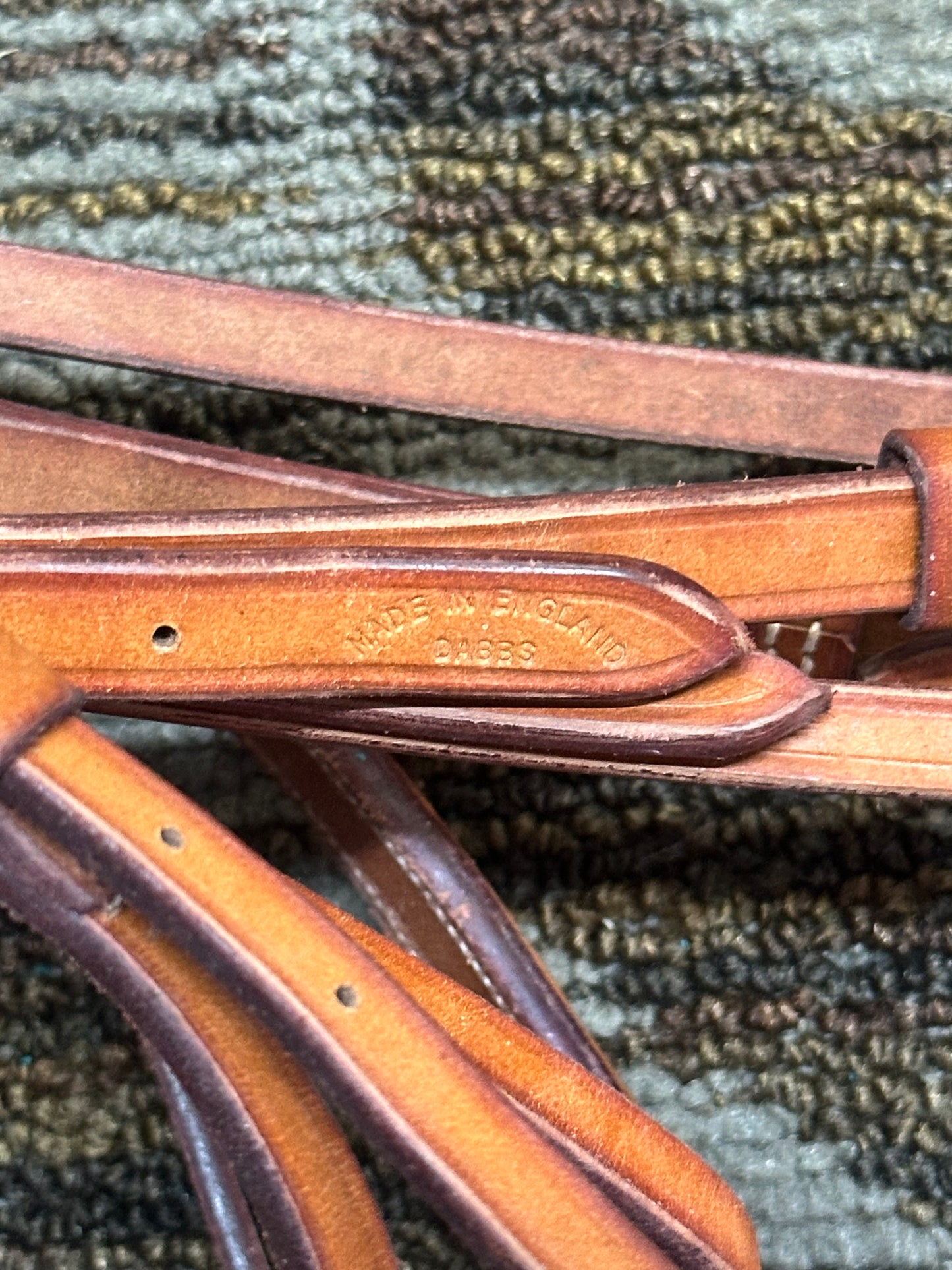 Jaguar Saddlery Chestnut Bridle w/ Flash