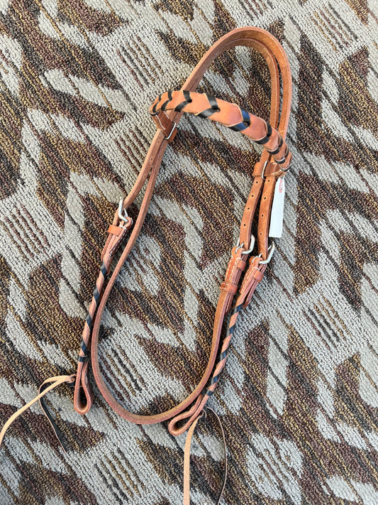 Black Laced Headstalls