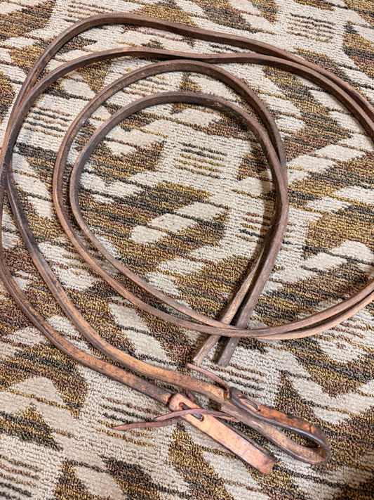 Weighted Leather Split Reins