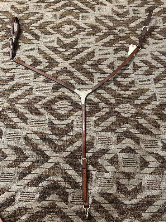 Circle Y Silver Breastcollar