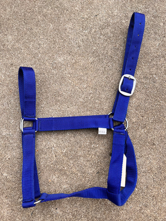 Blue Nylon Halter - Full