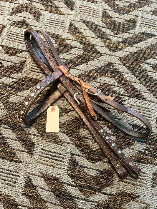 Leather Studded Headstall