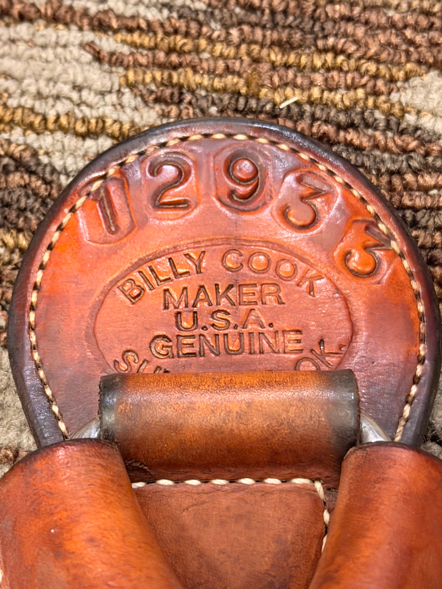 Billy Cook Tooled Breastcollar