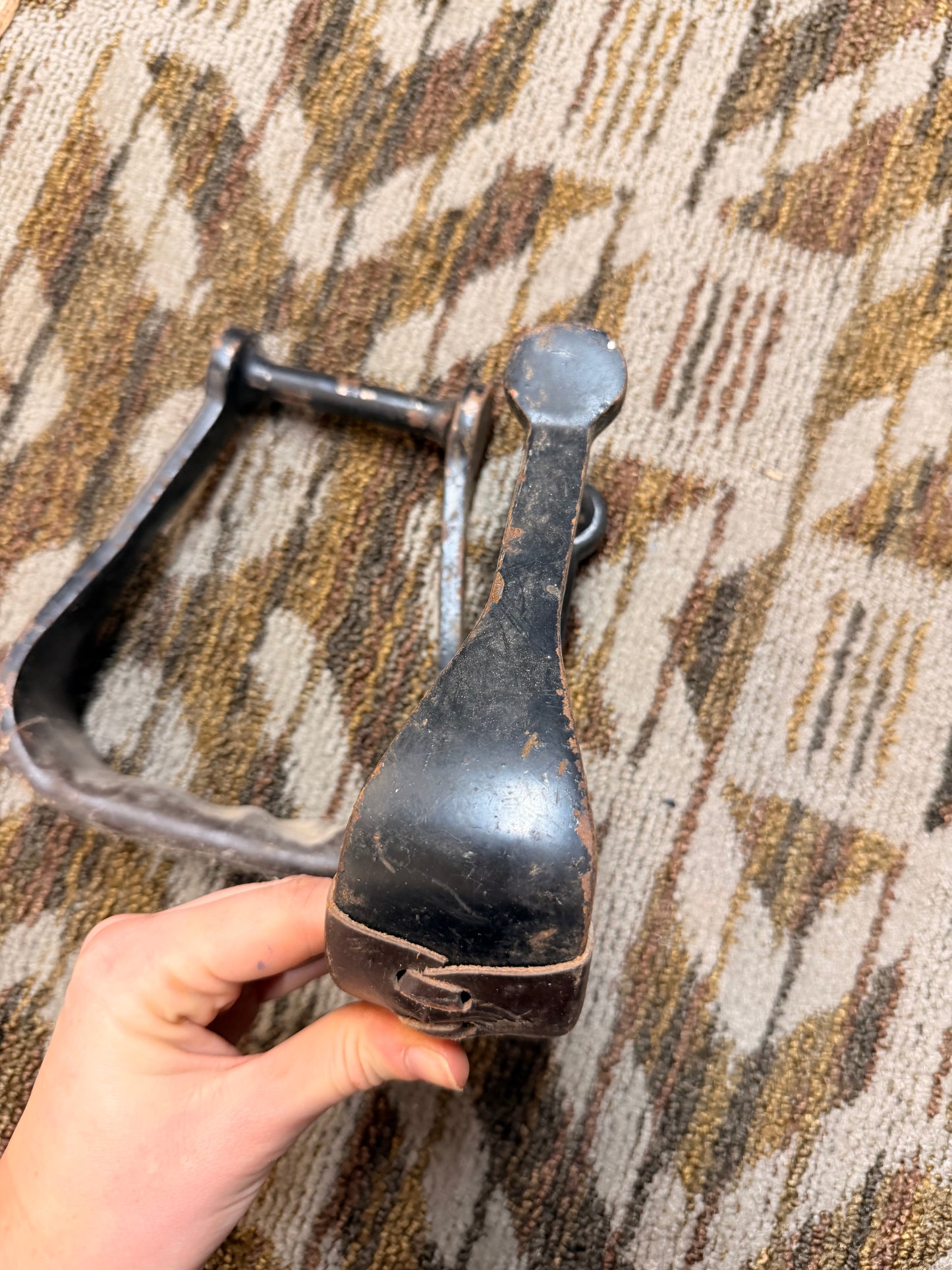 Metal Stirrups w/ Silver