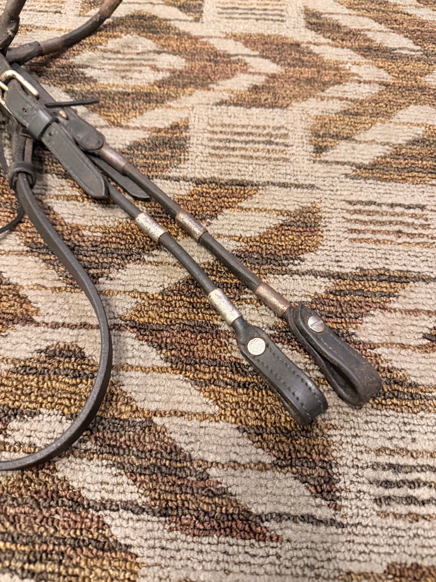 Vintage Rolled Silver Headstall