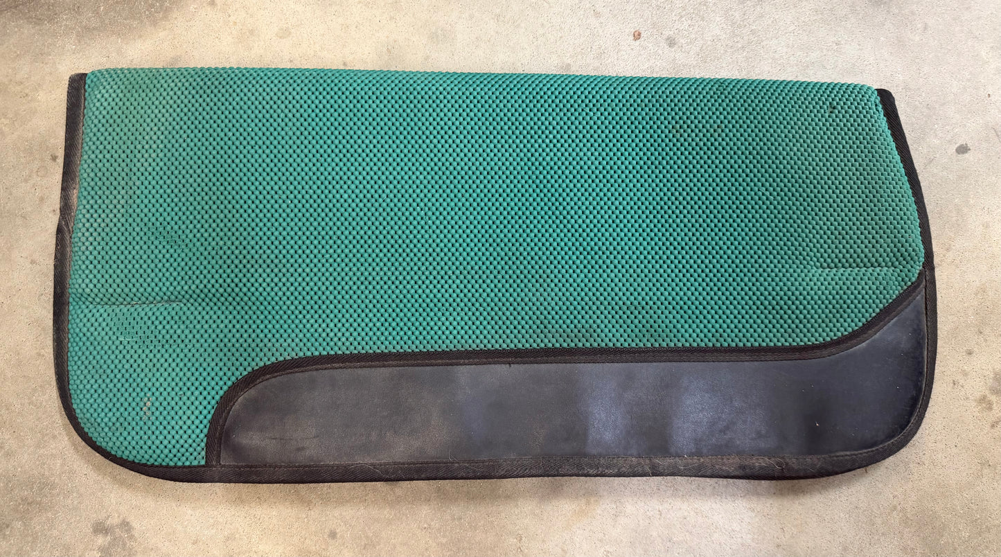 Green Neoprene Saddle Pad