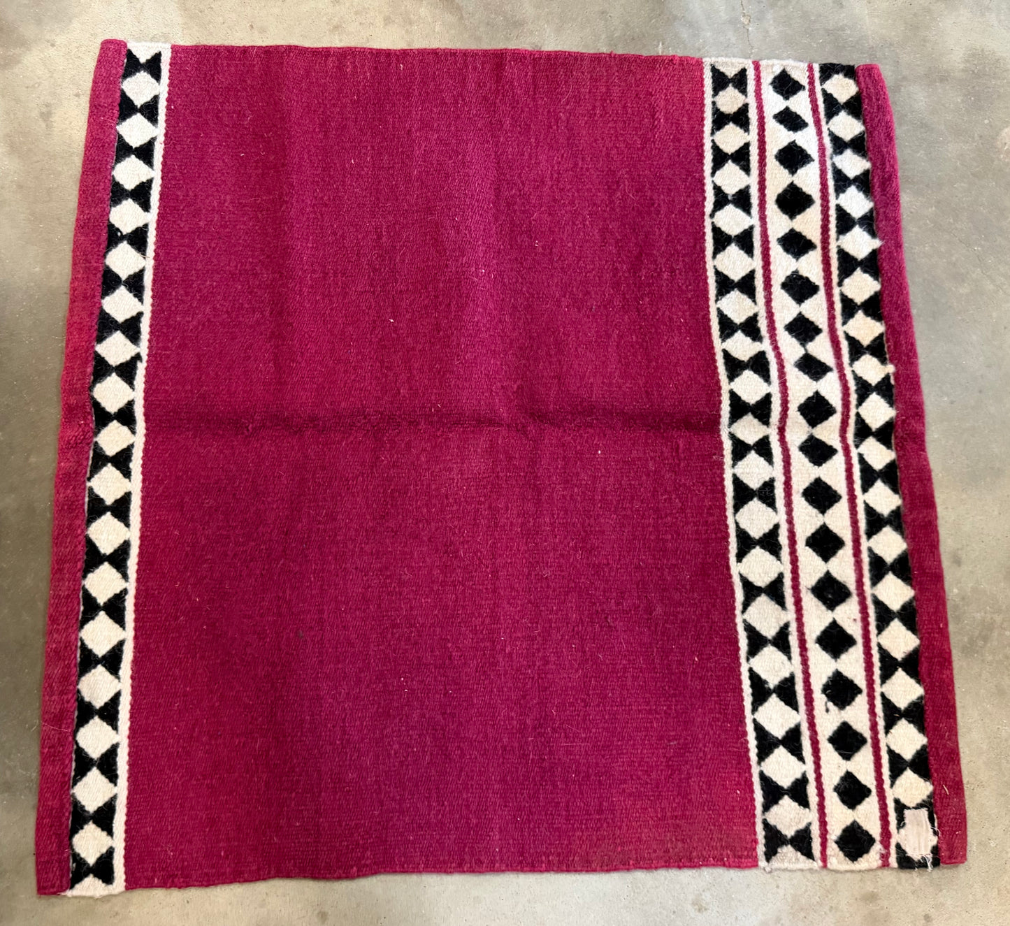 Pink Patterned Saddle Blanket