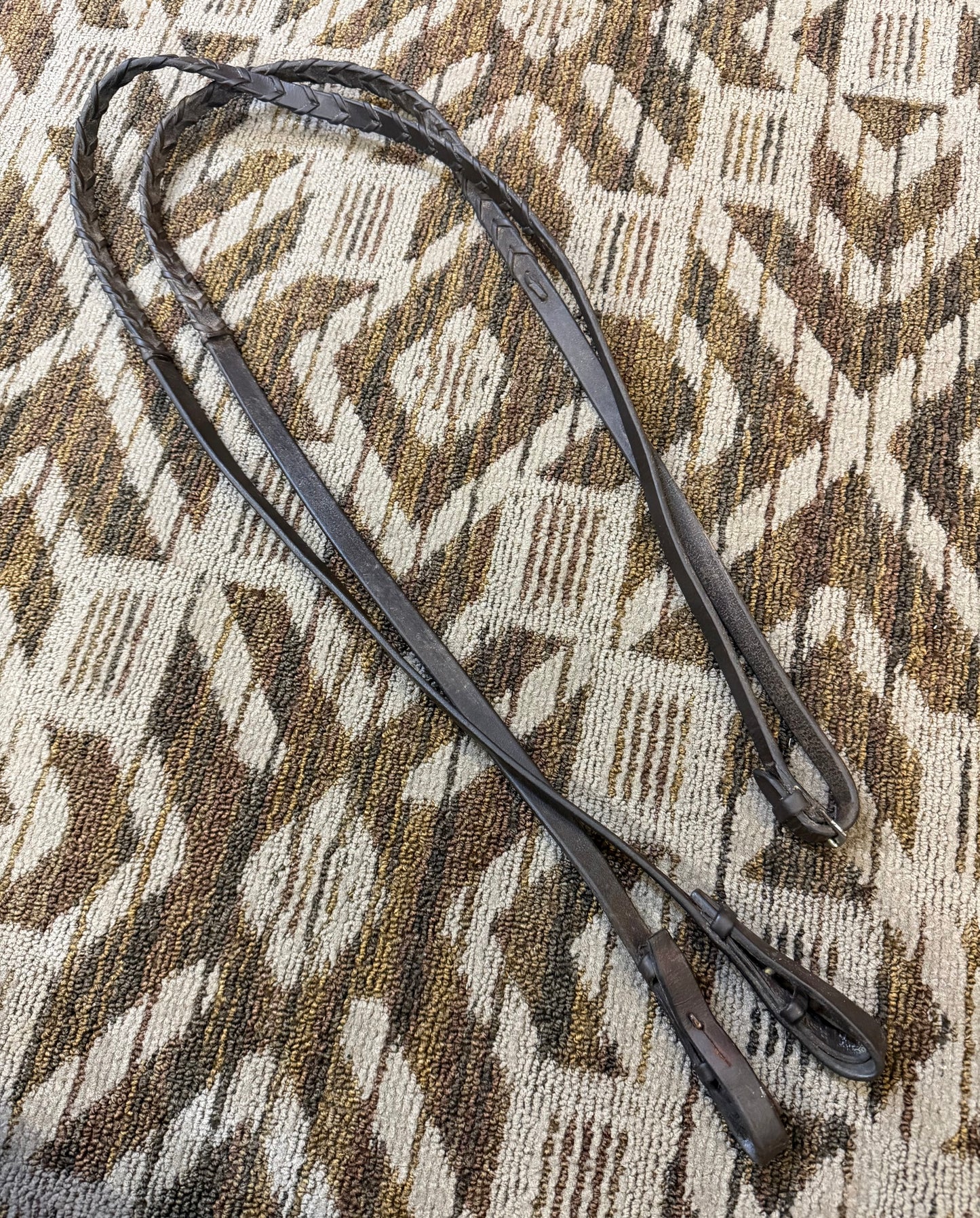 Dark Brown Laced Reins