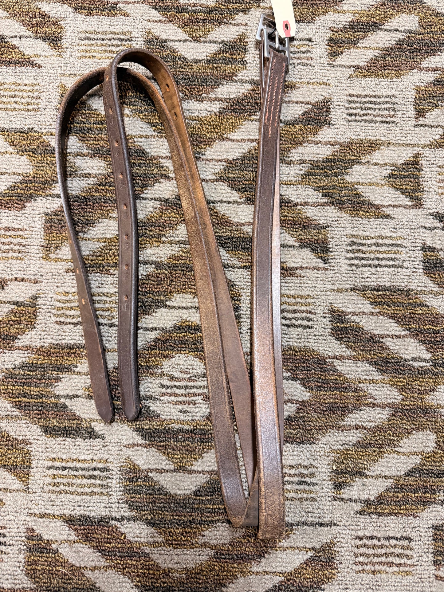 Brown Courbette Stirrup Leathers - 57”