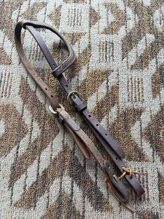 Dark Brown One Ear Headstall