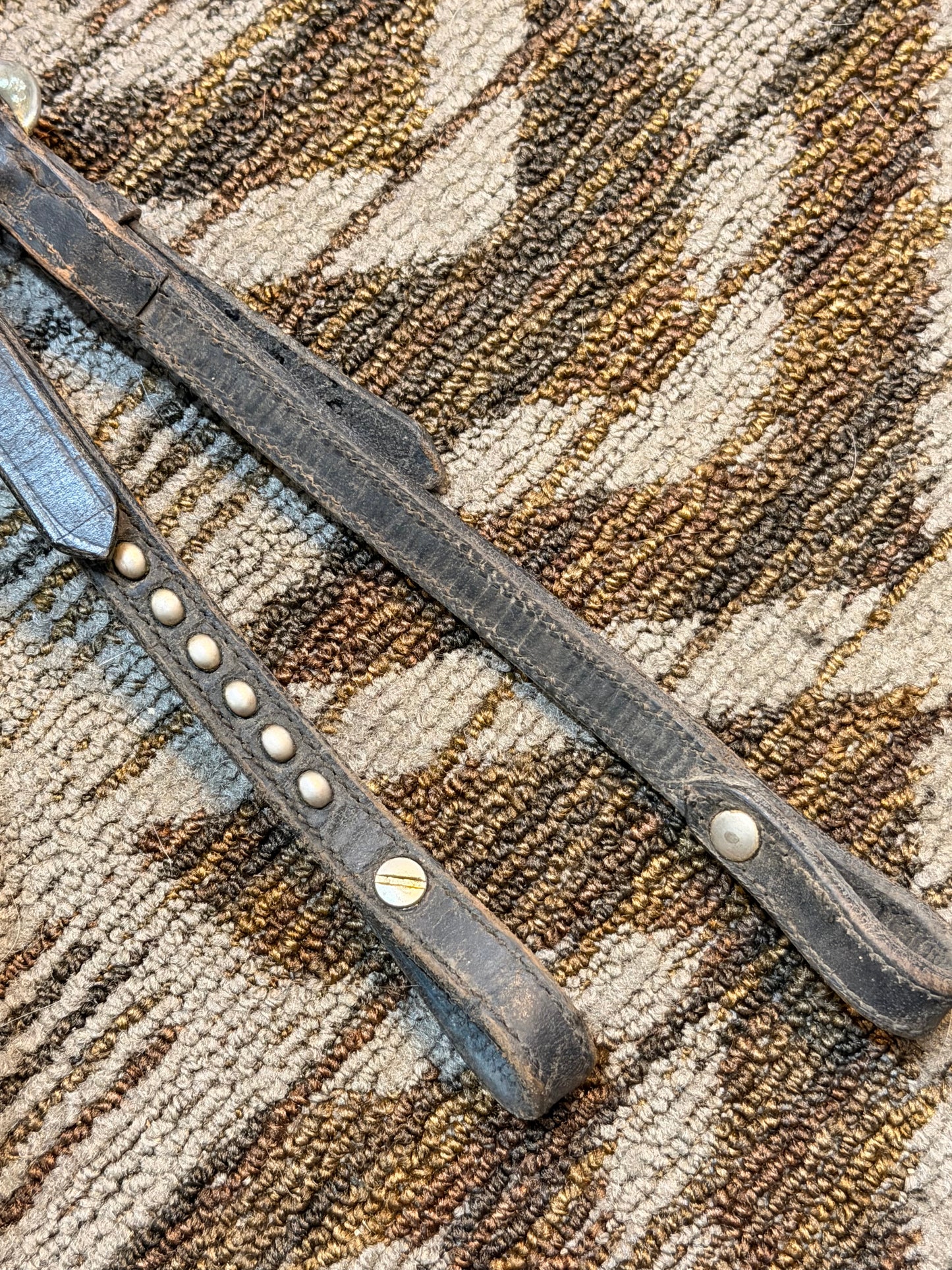 Black Studded Bridle