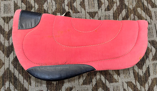 Red Round Skirt Saddle Pad