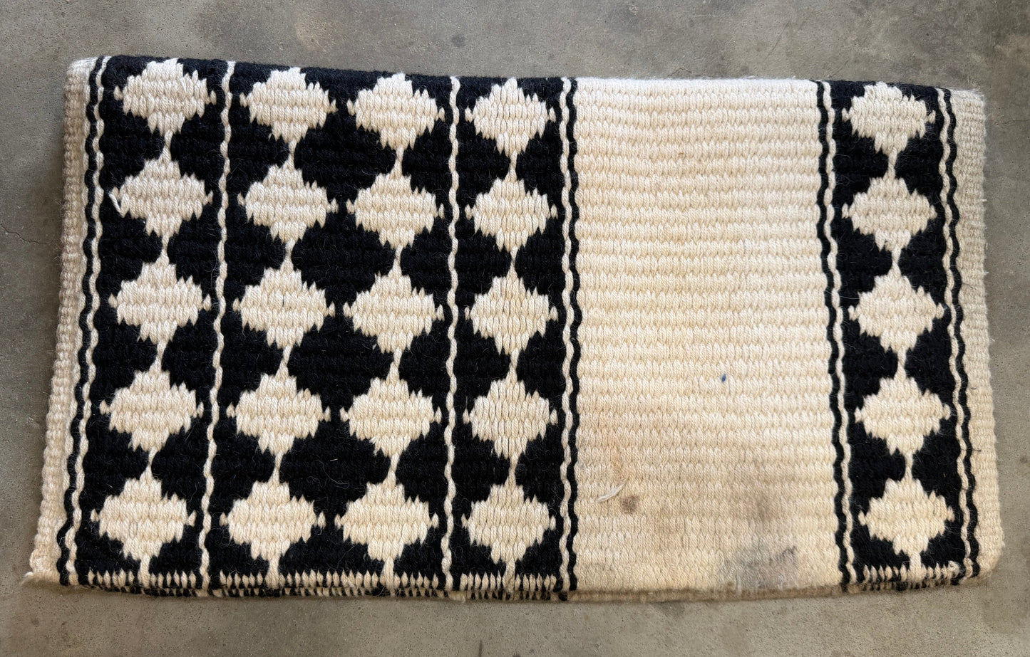 Checkered Saddle Blanket