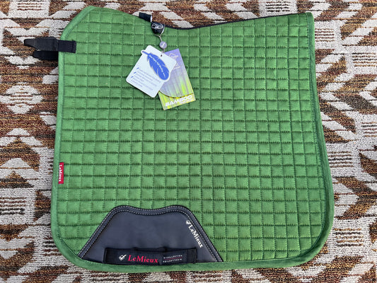 LeMieux Dressage Suede Hunter Green Pad