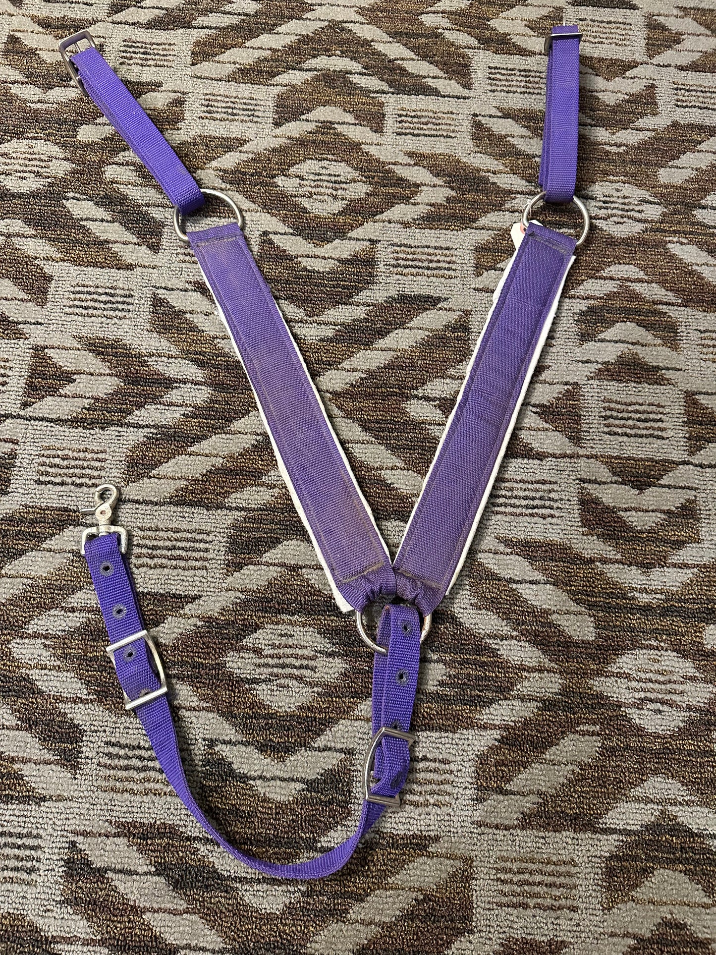 Purple Nylon Breastcollar