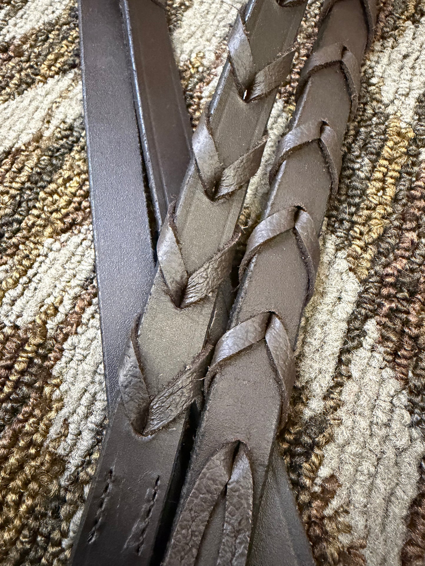Soft Brown Laced Reins