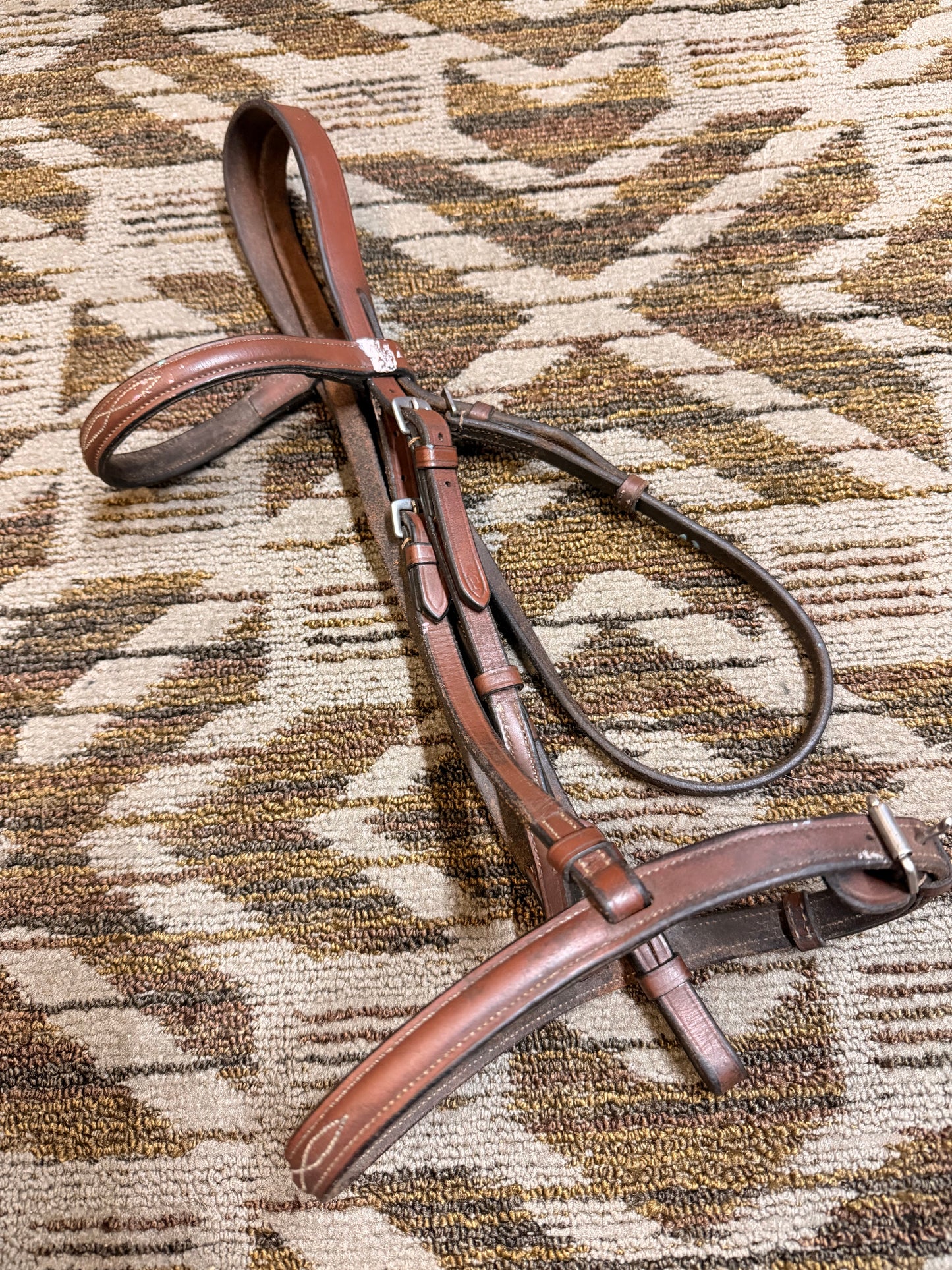 Brown Fancy Stitched Bridle