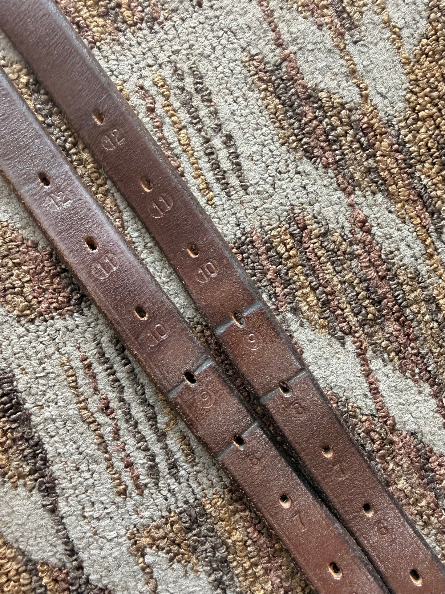 Brown Stubben Stirrup Leathers