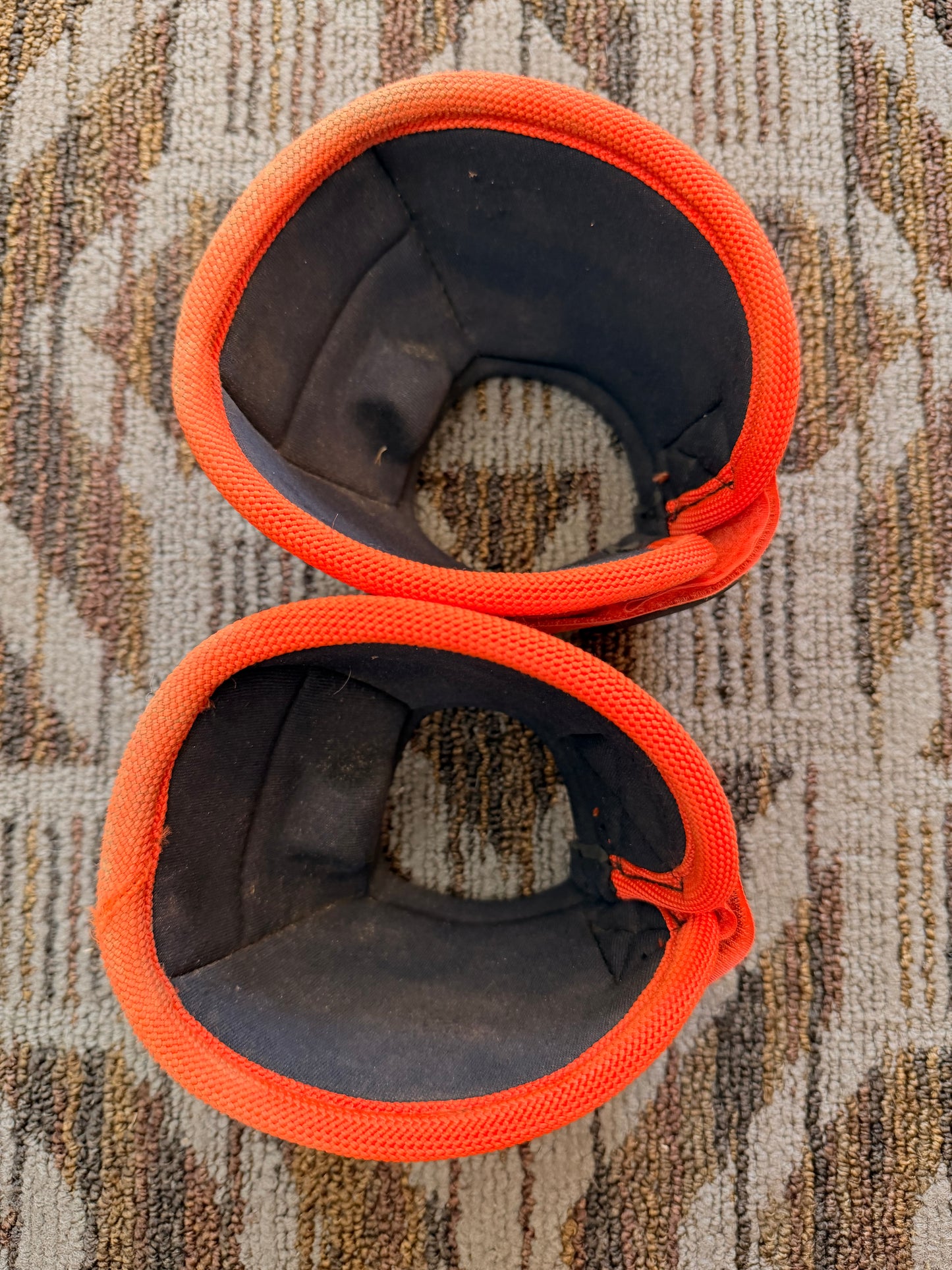 Orange Large No Turn Bell Boots