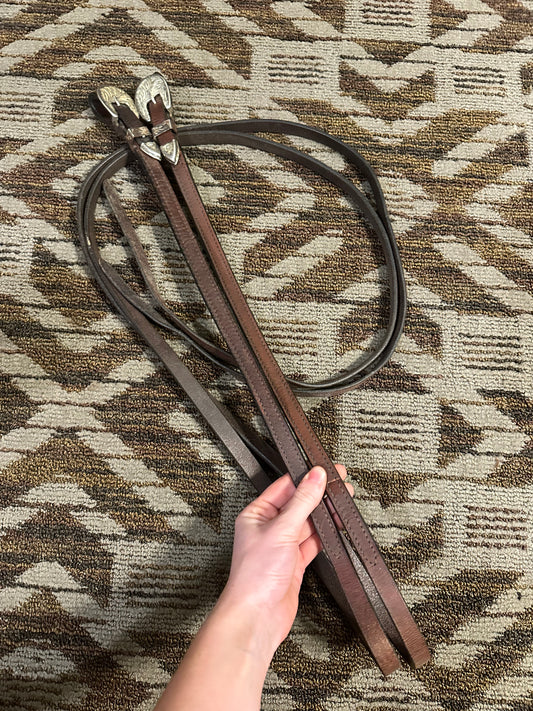 Silver Show Split Reins