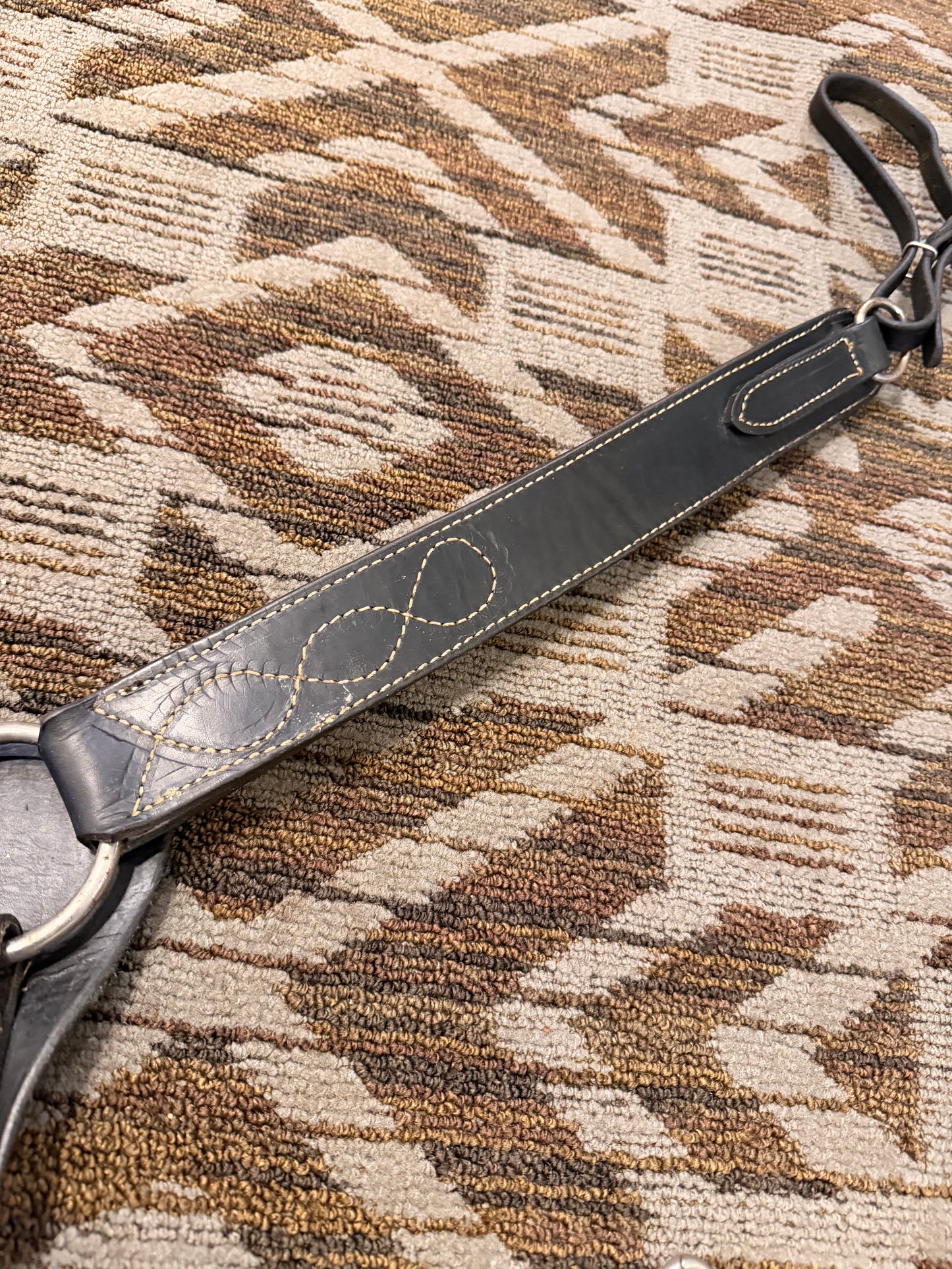 Heavy Duty Black Stitched Breastcollar