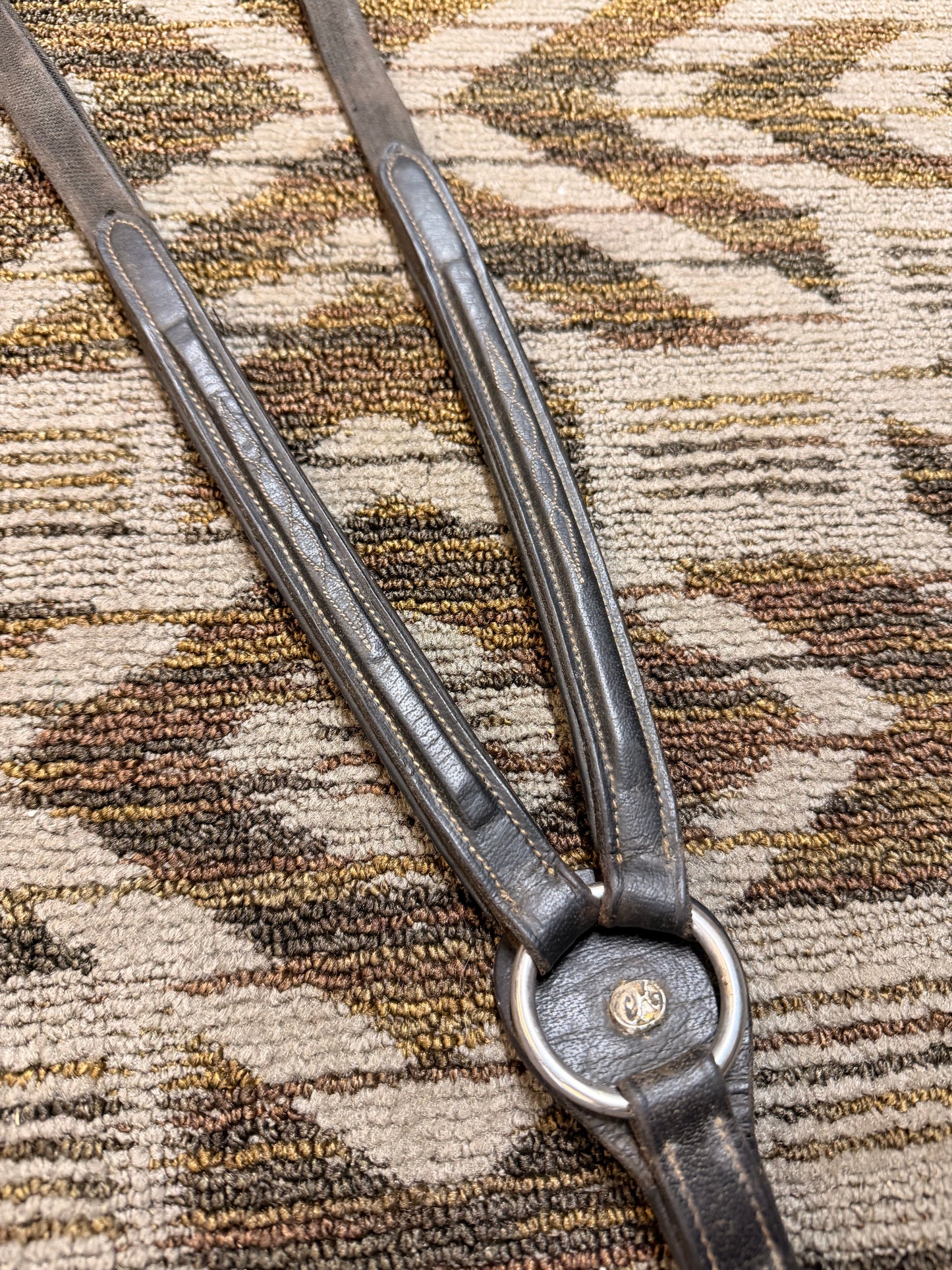 Black Padded Fancy Stitched Breastplate