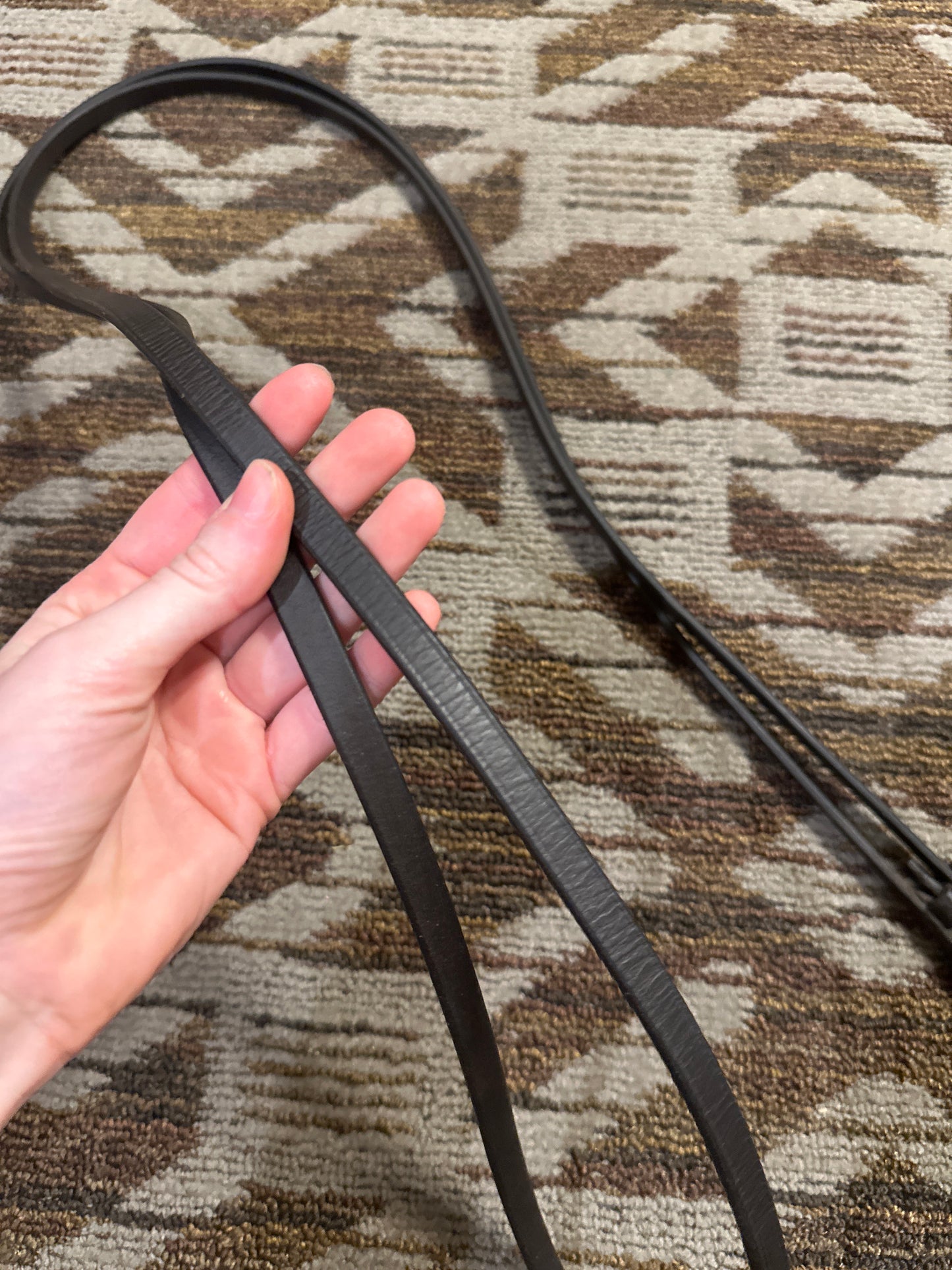 Brown Flat Reins