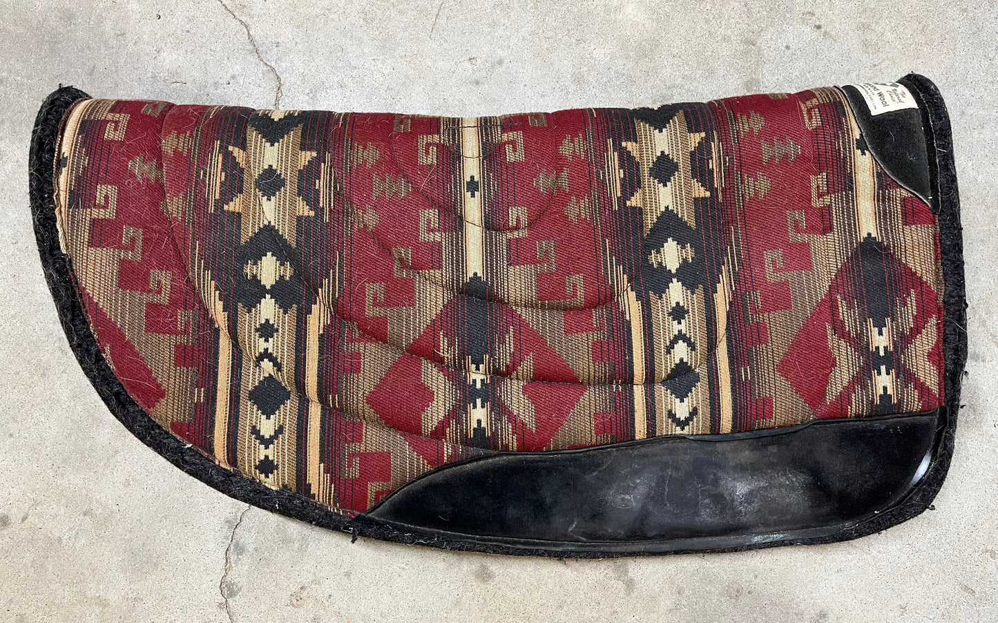 Diamond Wool Round Skirt Pad