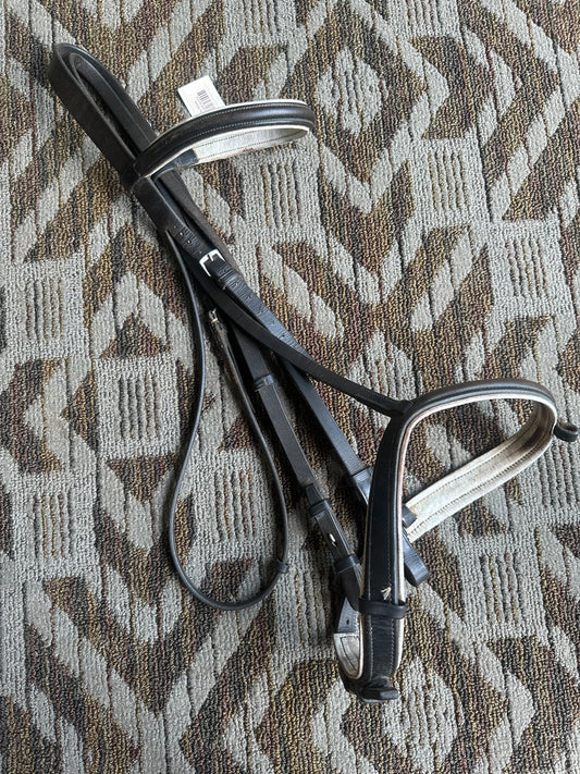Brown/White Bridle