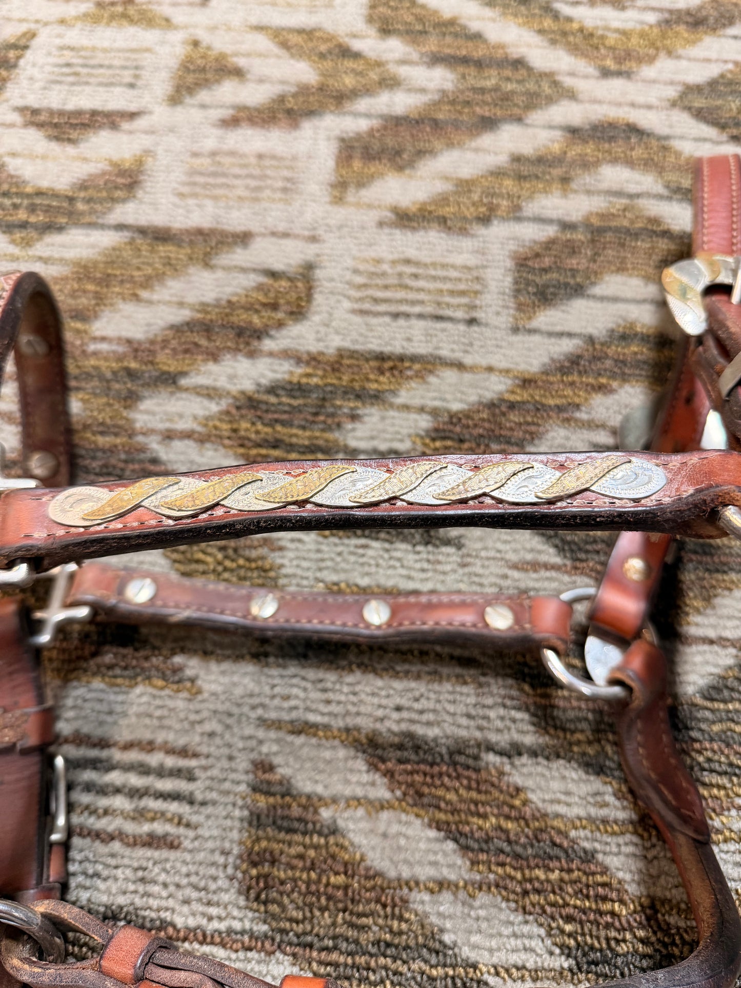 Tory Silver/Gold Show Halter