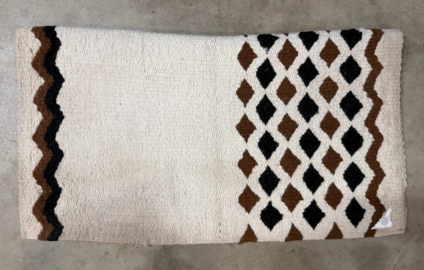 Brown Diamond Saddle Blanket