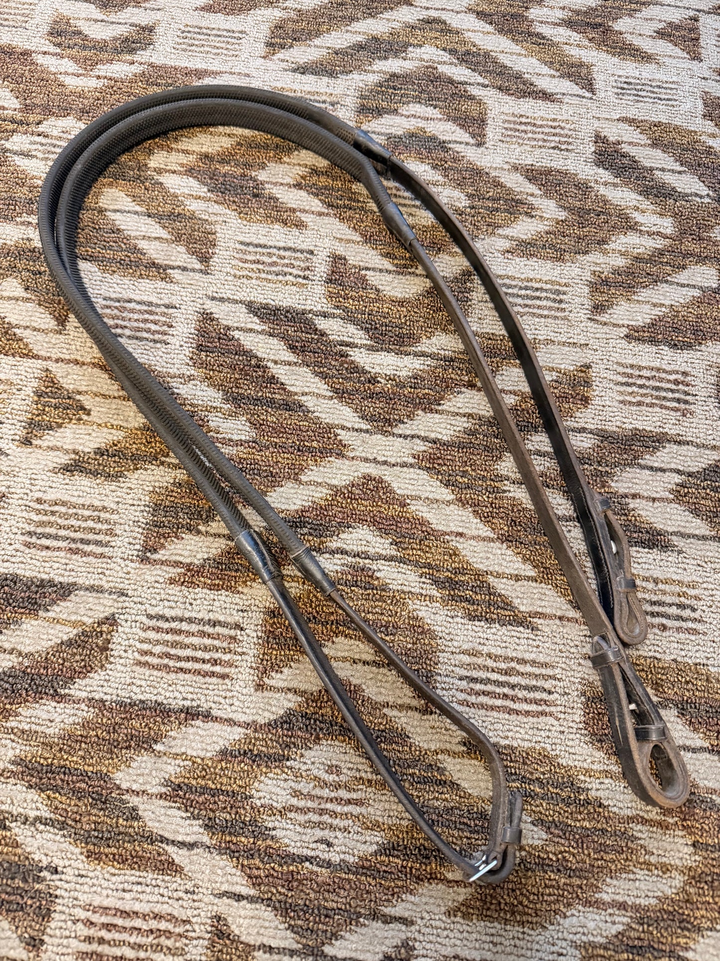 Kris Black Rubber Reins