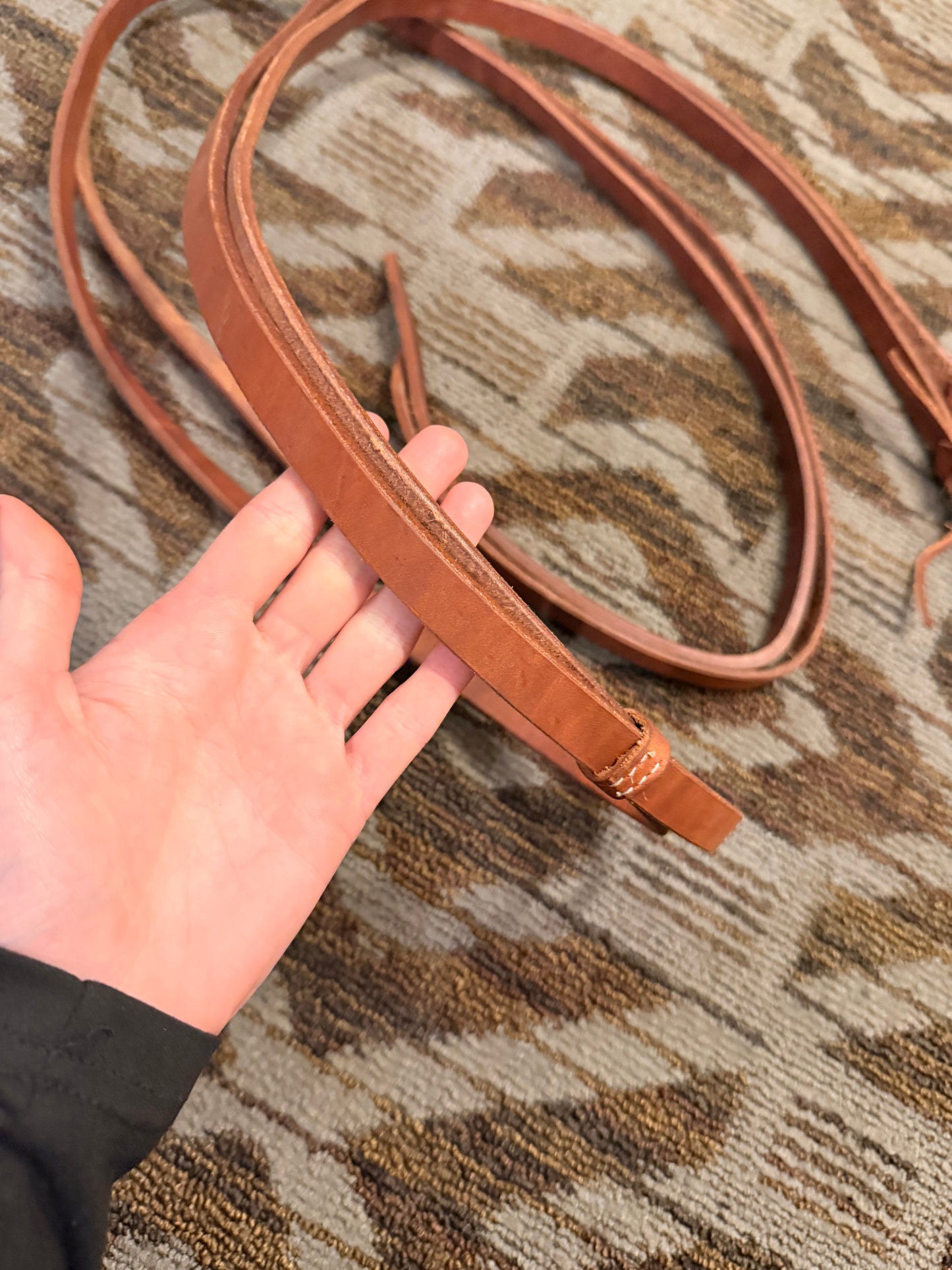 Heavy Oiled Split Reins